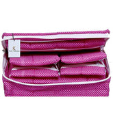 Kuber Industries Heavy Quilted Cotton Jewellery Kit JWR106 (Red, Standard)